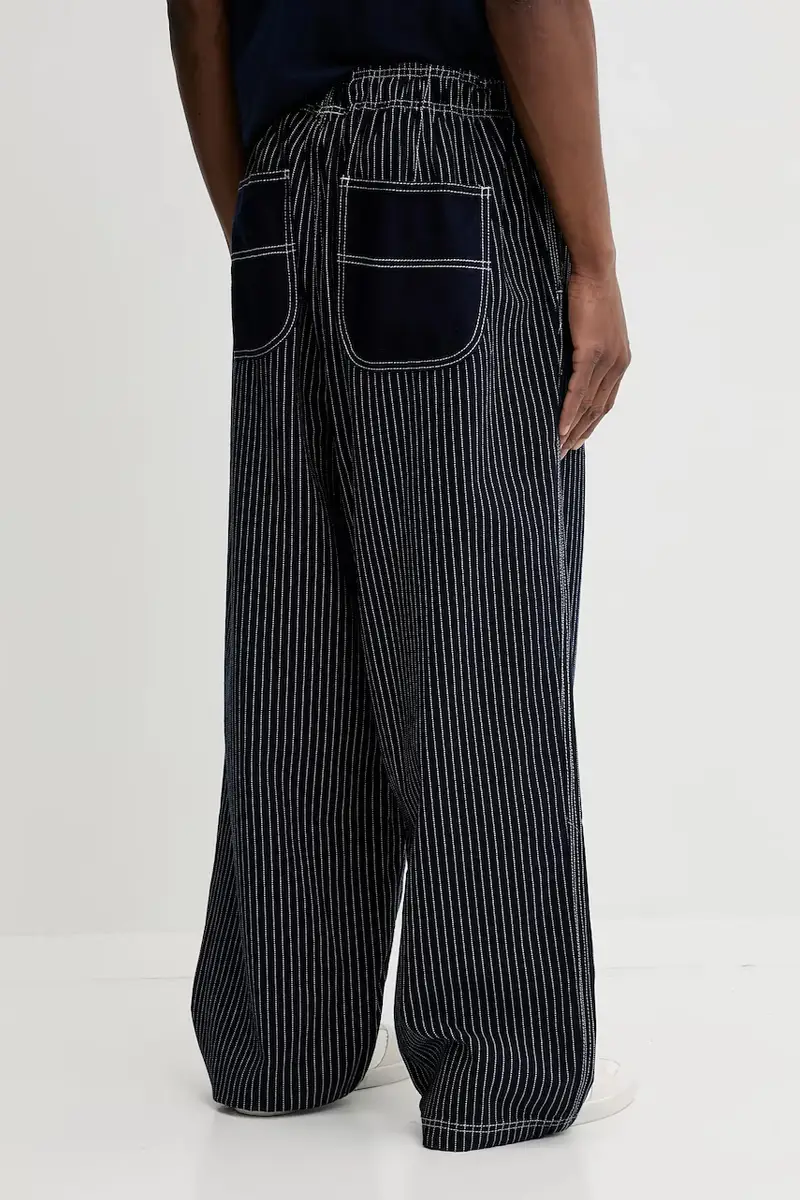 pantaloni in cotone Graphic Lo Ch uomo colore blu navy JW0178 miniatura 3