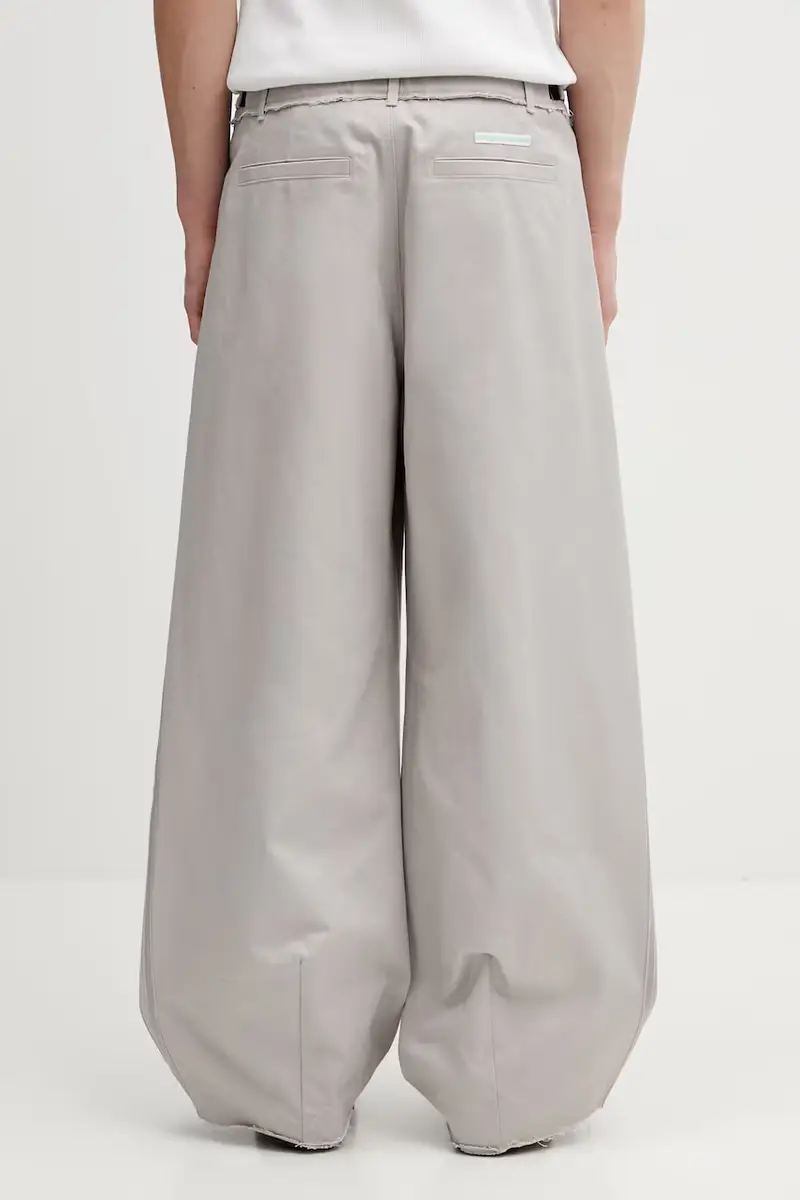 pantaloni in cotone RACE PANT Beige miniatura 5