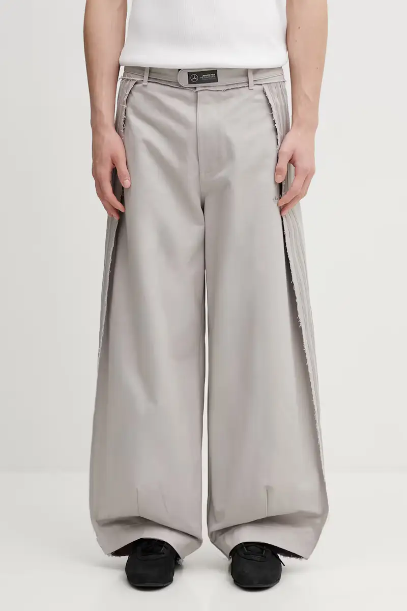 pantaloni in cotone RACE PANT Beige