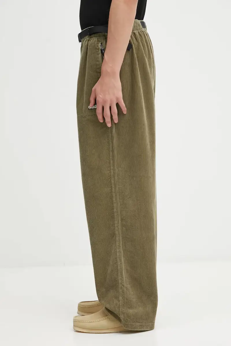 pantaloni in velluto a coste EQT Pant uomo colore verde JX1468 miniatura 2