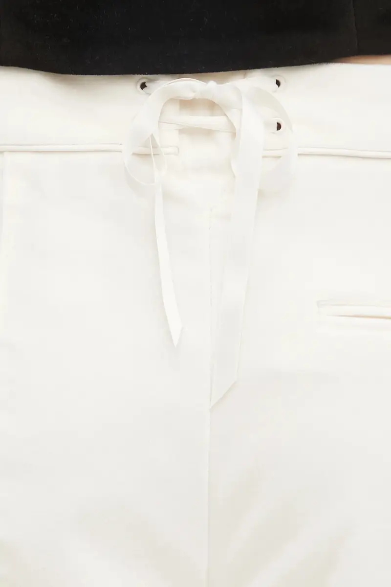 pantaloni in velluto Velvet donna colore beige KF2303 miniatura 5