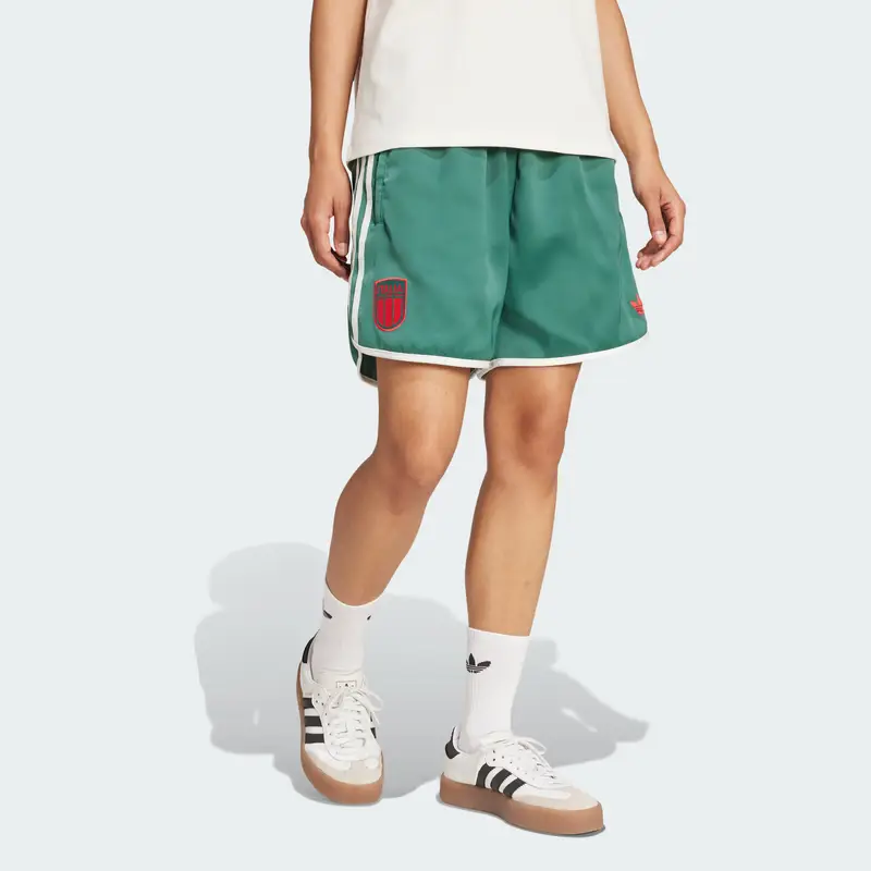 Pantaloni Italien verde / corallo / bianco miniatura 2