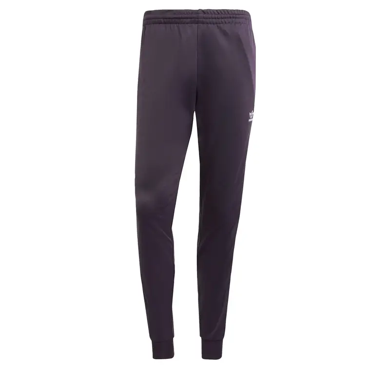 Pantaloni lilla scuro / bianco