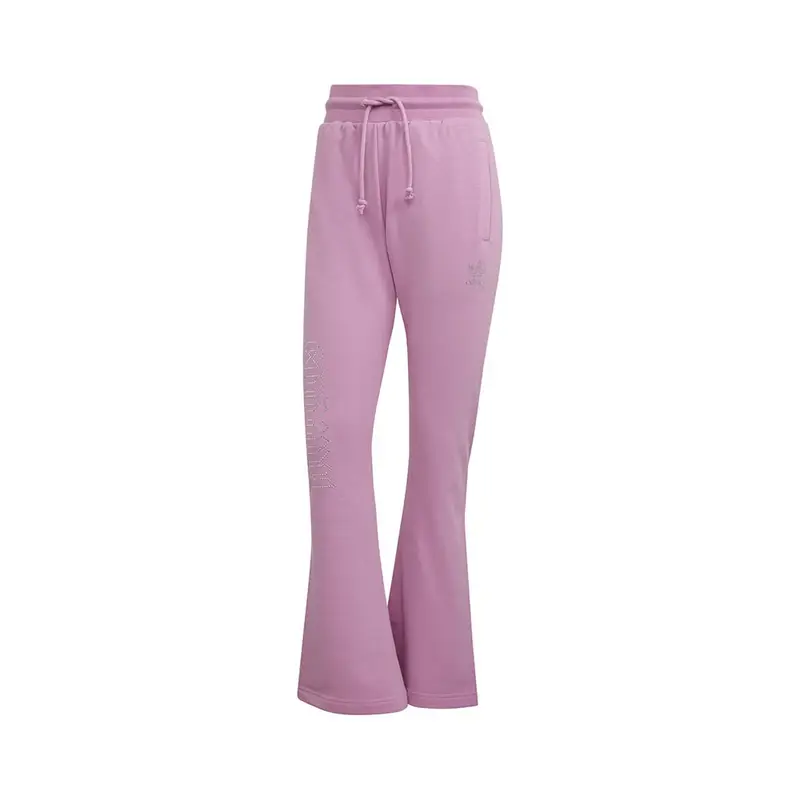 pantaloni logo strass rosa donna 40