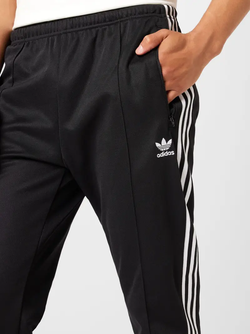 ADIDAS ORIGINALS Pantaloni nero / bianco miniatura 3