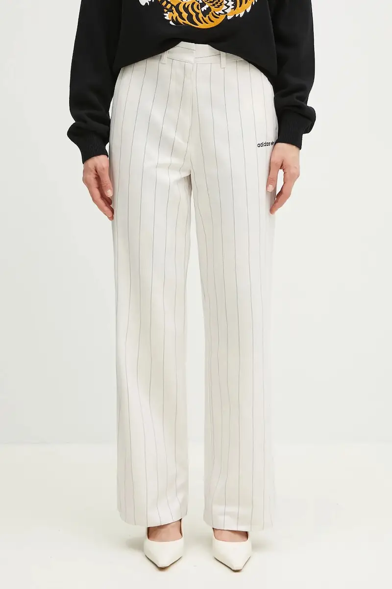 pantaloni PINSTRIPE PANTS donna colore beige JJ3483
