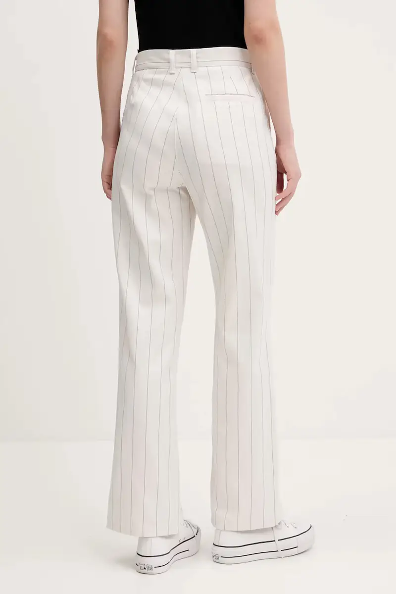 pantaloni PINSTRIPE PANTS donna colore beige JJ3483 miniatura 3
