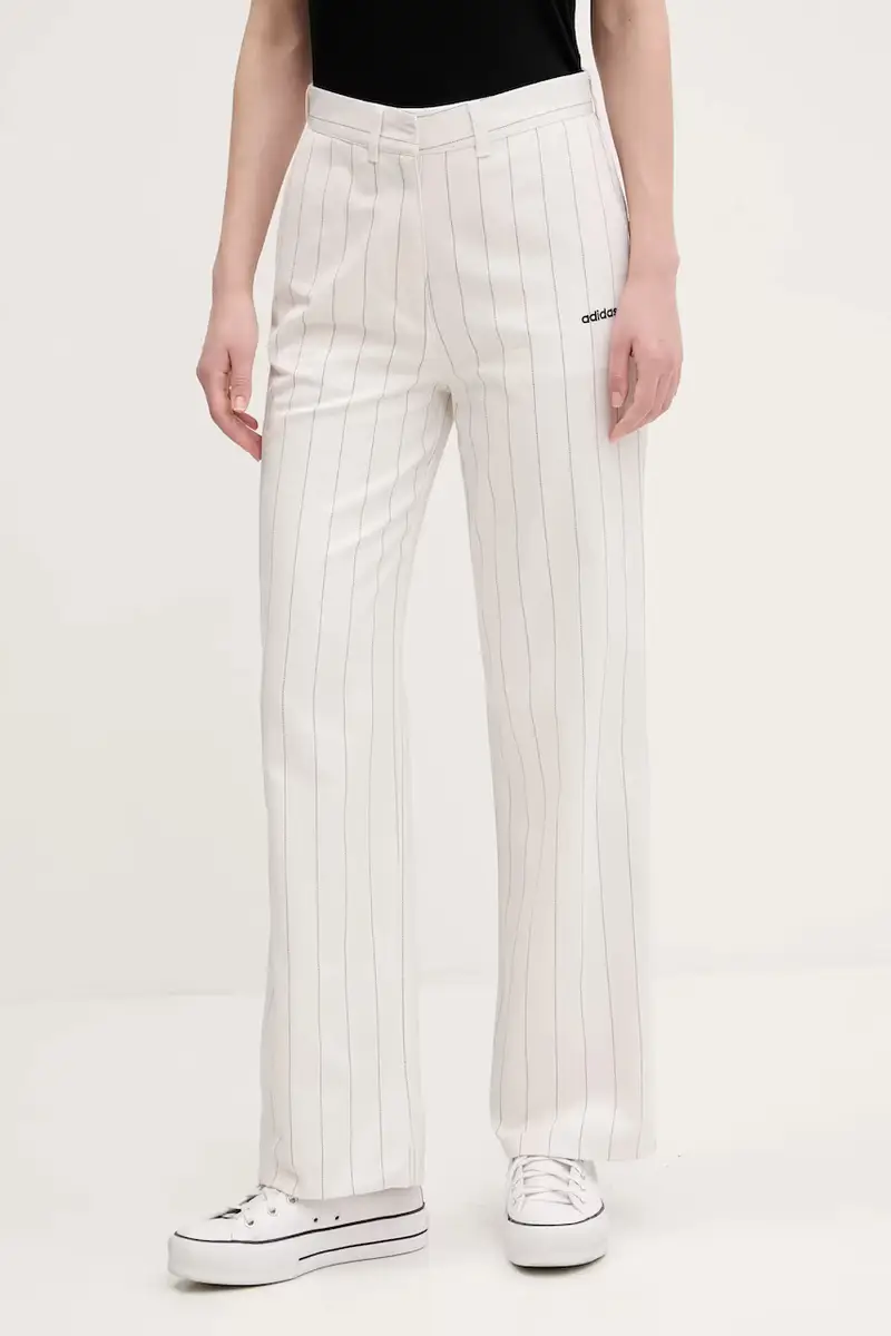 pantaloni PINSTRIPE PANTS donna colore beige JJ3483