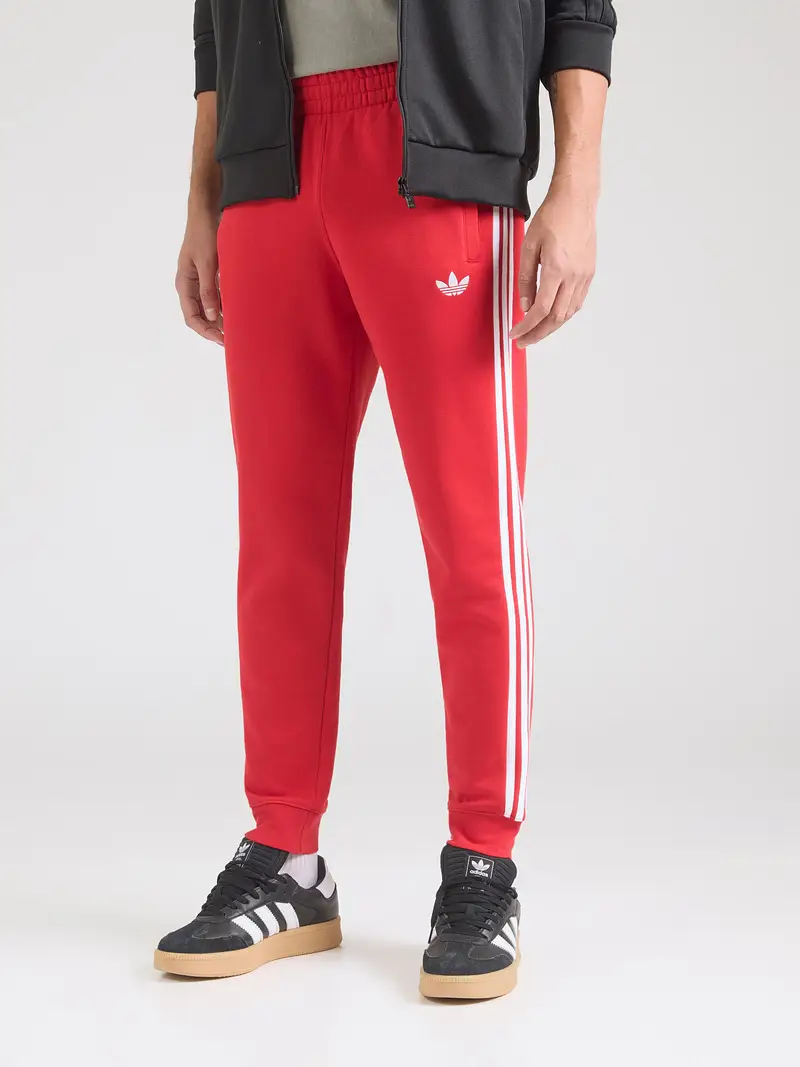 Pantaloni rosso / bianco miniatura 2