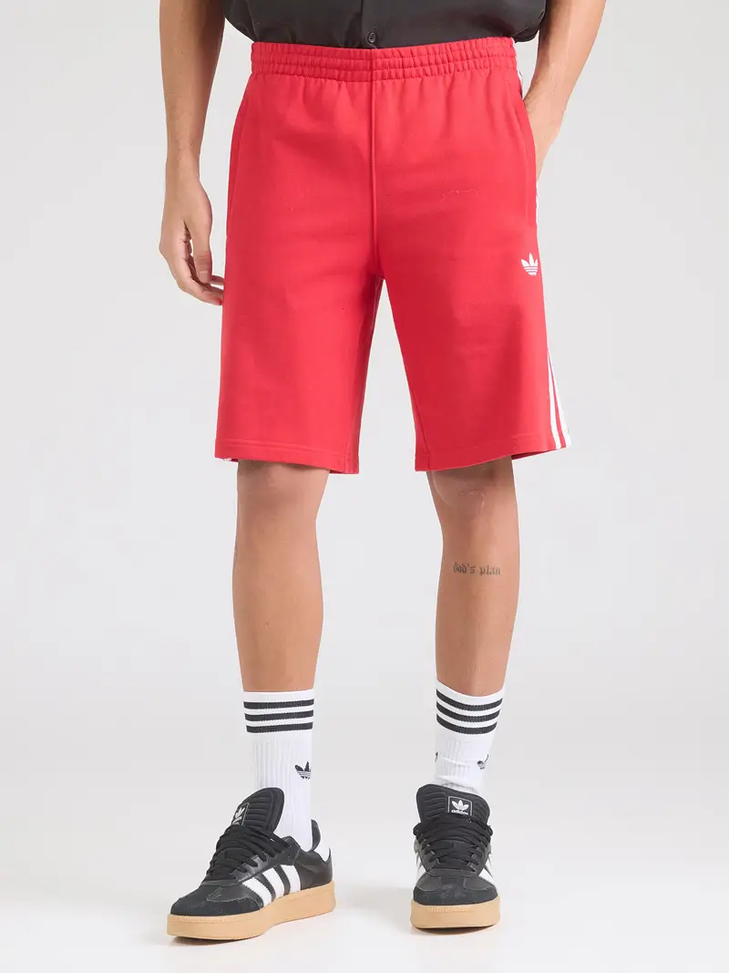 Pantaloni rosso / bianco miniatura 2