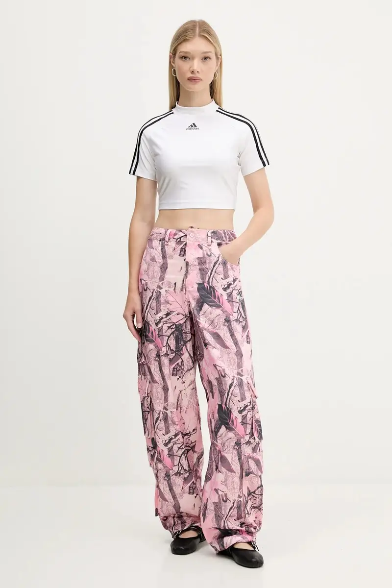 pantaloni Sat Cargo Pants donna colore rosa KC8809 miniatura 2