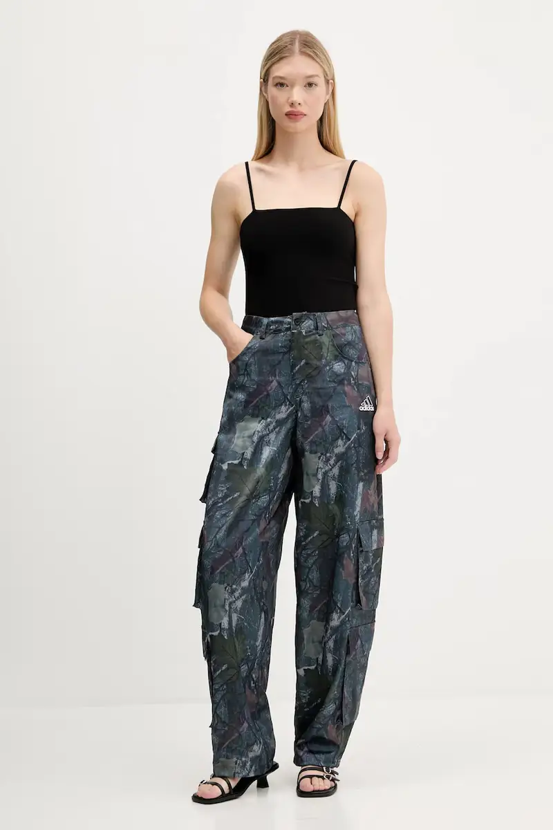 pantaloni Sat Cargo Pants donna colore verde KE3741 miniatura 2