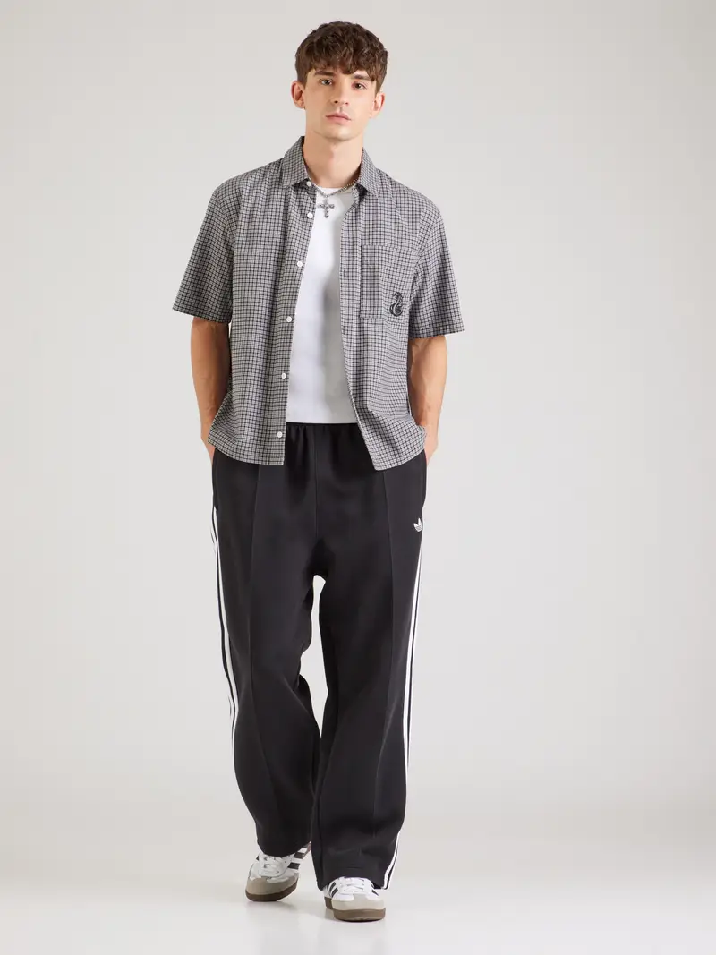 ADIDAS ORIGINALS Pantaloni 'SPACER' nero / bianco miniatura 3