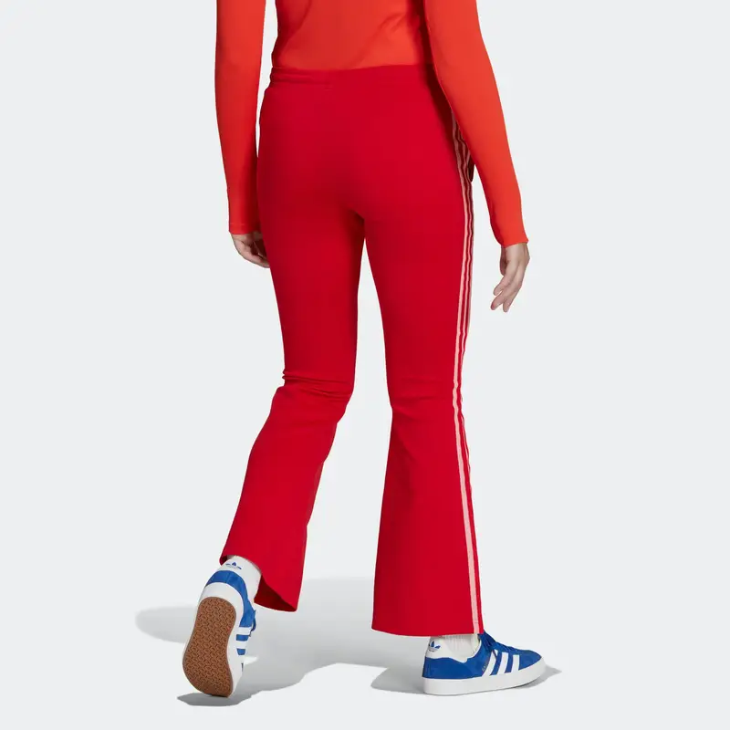 Originals Pantaloni Sportivi Svasati con Stampa Logo Tp a Strisce Slim Fit da Donna IB2020 XXS miniatura 4