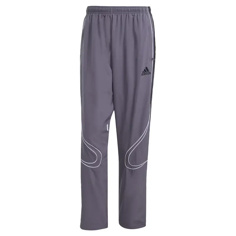 Pantaloni Teamgeist Adicolor grigio scuro / nero / bianco
