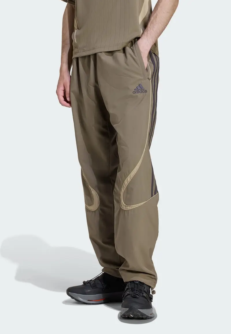 Pantaloni Teamgeist Adicolor marrone / nero miniatura 2