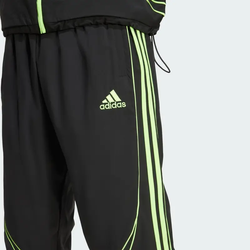 ADIDAS ORIGINALS Pantaloni 'Teamgeist Adicolor' verde chiaro / nero miniatura 3