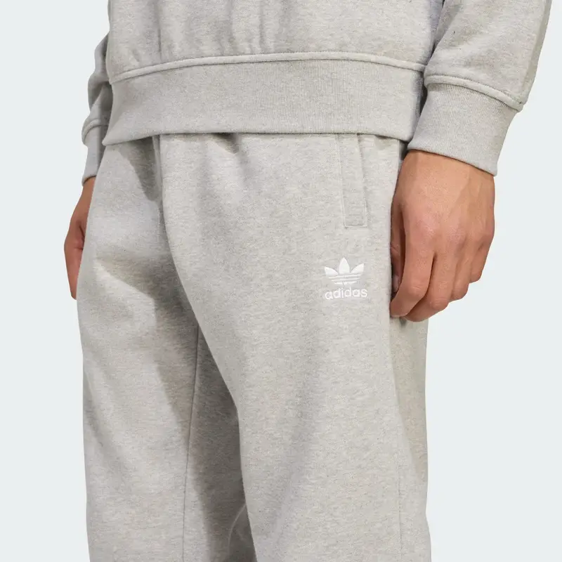 ADIDAS ORIGINALS Pantaloni 'Trefoil Essentials' grigio chiaro miniatura 3
