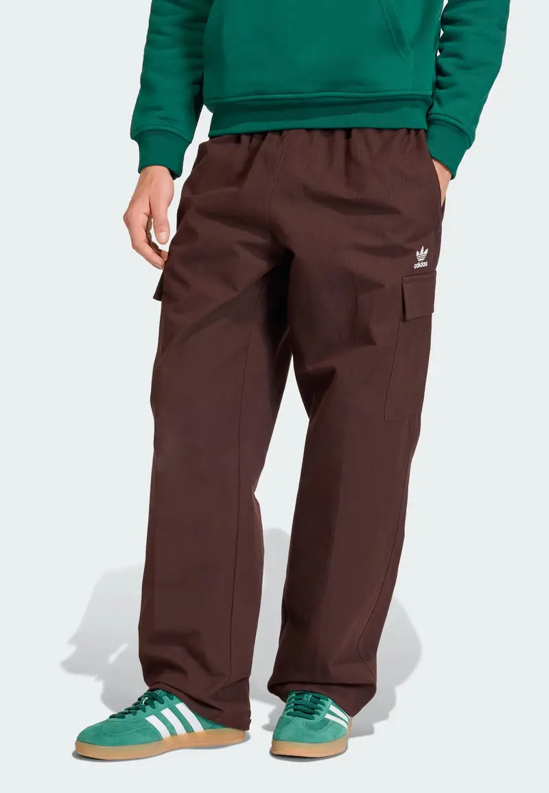 Pantaloni Trefoil Essentials marrone