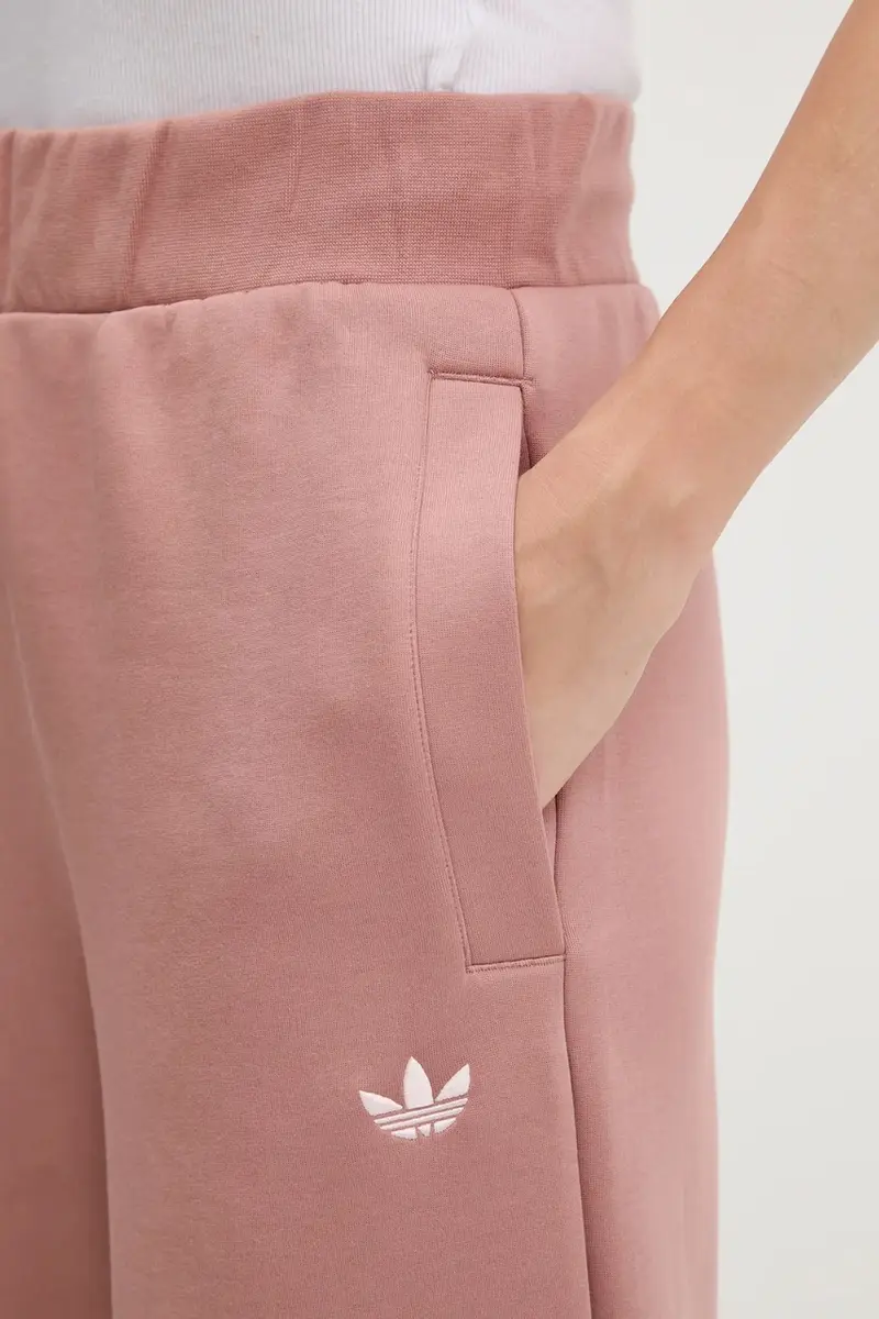 pantaloni tuta 3 Stripes donna colore arancione con applicazione JW3621 miniatura 4