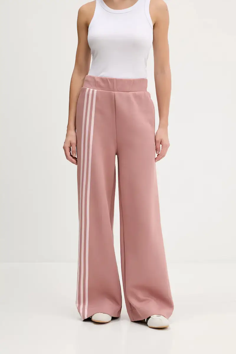 pantaloni tuta 3 Stripes donna colore arancione con applicazione JW3621