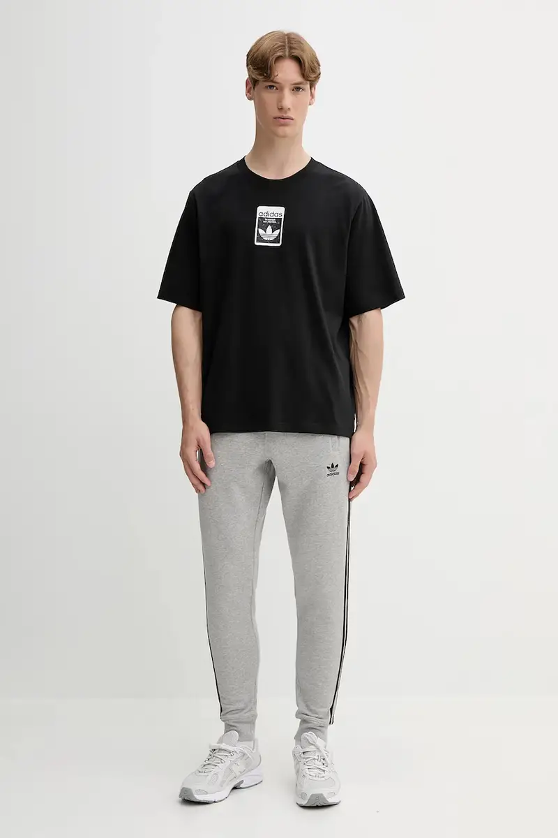 pantaloni tuta 3-Stripes uomo colore grigio JY1387 miniatura 2