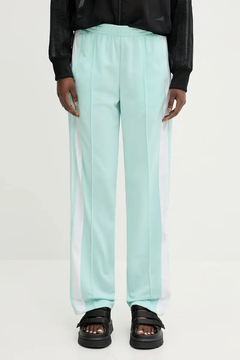 pantaloni tuta Adibreak colore turchese JD0854