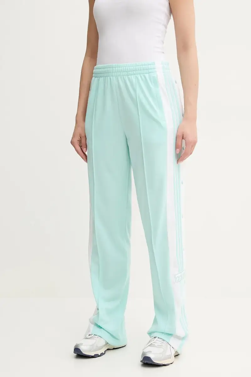 pantaloni tuta Adibreak colore turchese JD0854