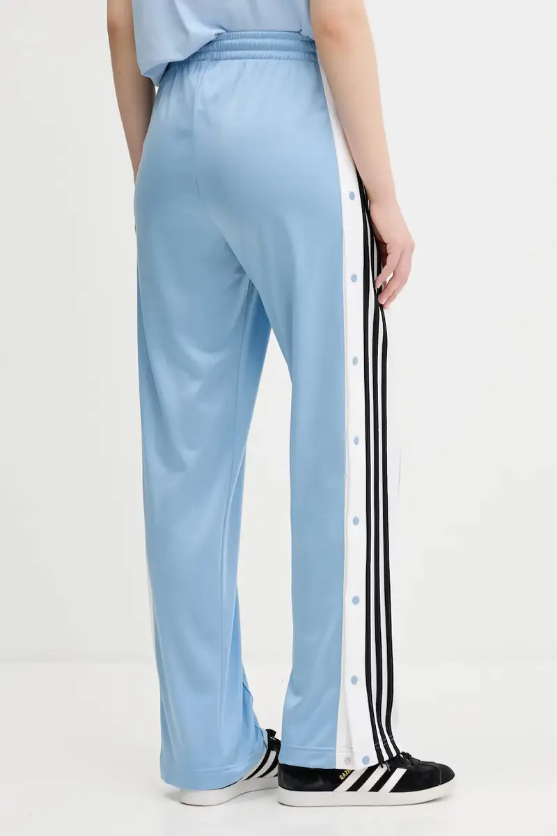 pantaloni tuta Adibreak donna colore blu con applicazione JV7513 miniatura 3