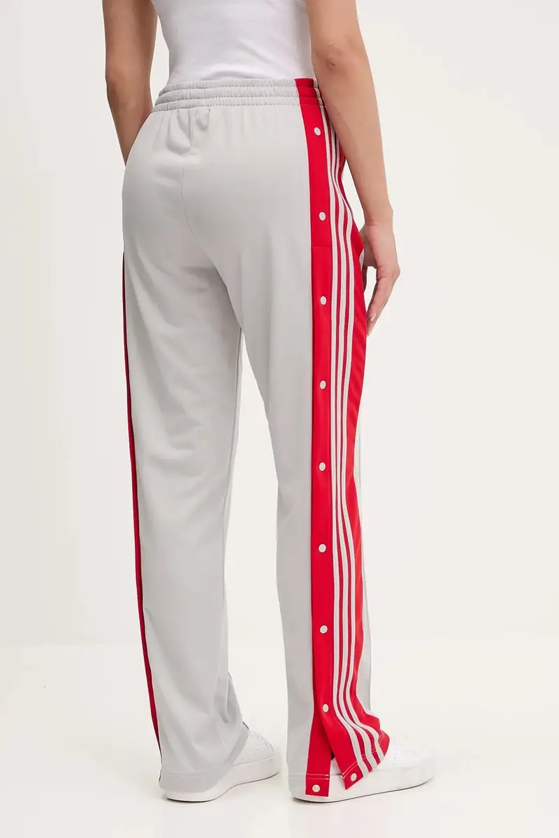 pantaloni tuta Adibreak donna colore grigio con applicazione JP2304 miniatura 3