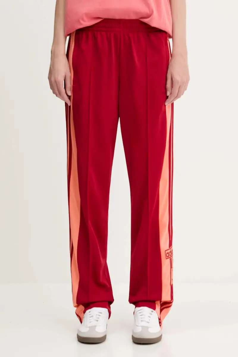 pantaloni tuta Adibreak donna colore rosso JP2305