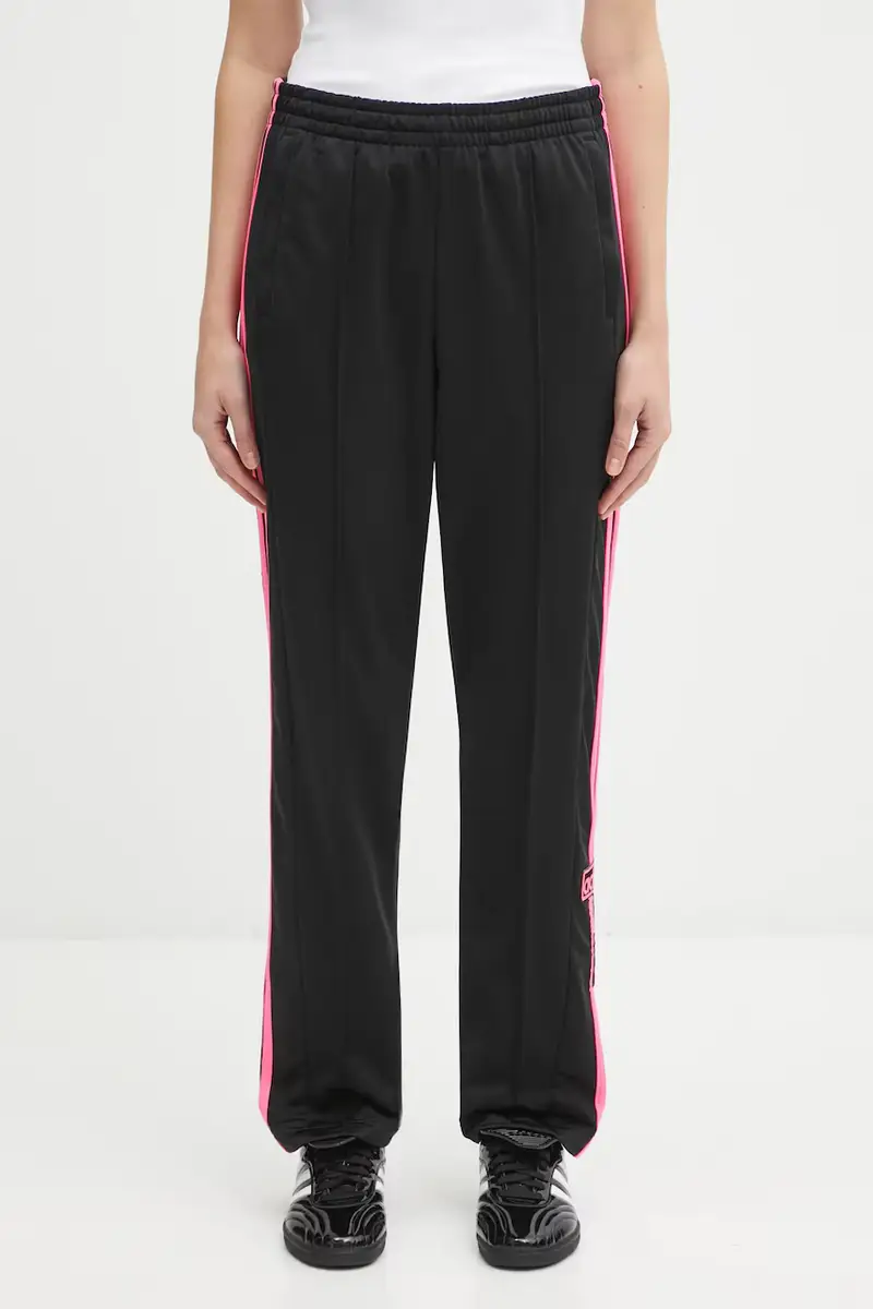 pantaloni tuta Adibreak Pt donna colore nero con applicazione JV7514