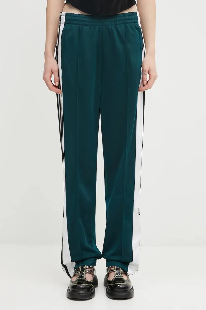 pantaloni tuta Adibreak Pt donna colore turchese con applicazione JV7515