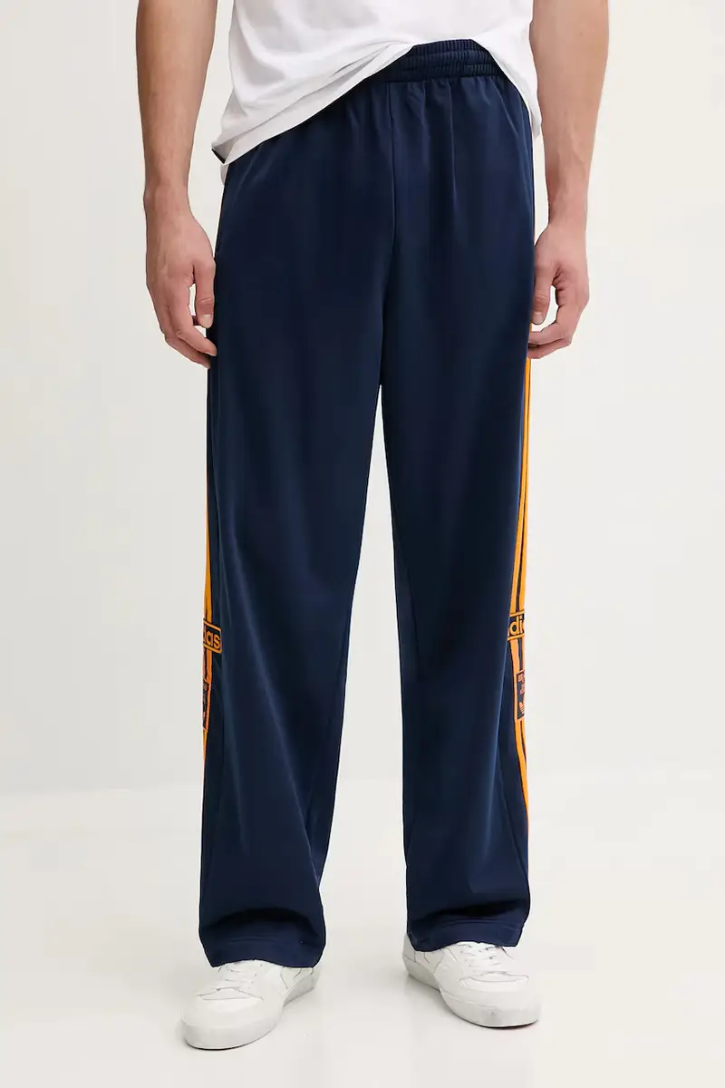 pantaloni tuta Adibreak uomo colore blu navy KD6663