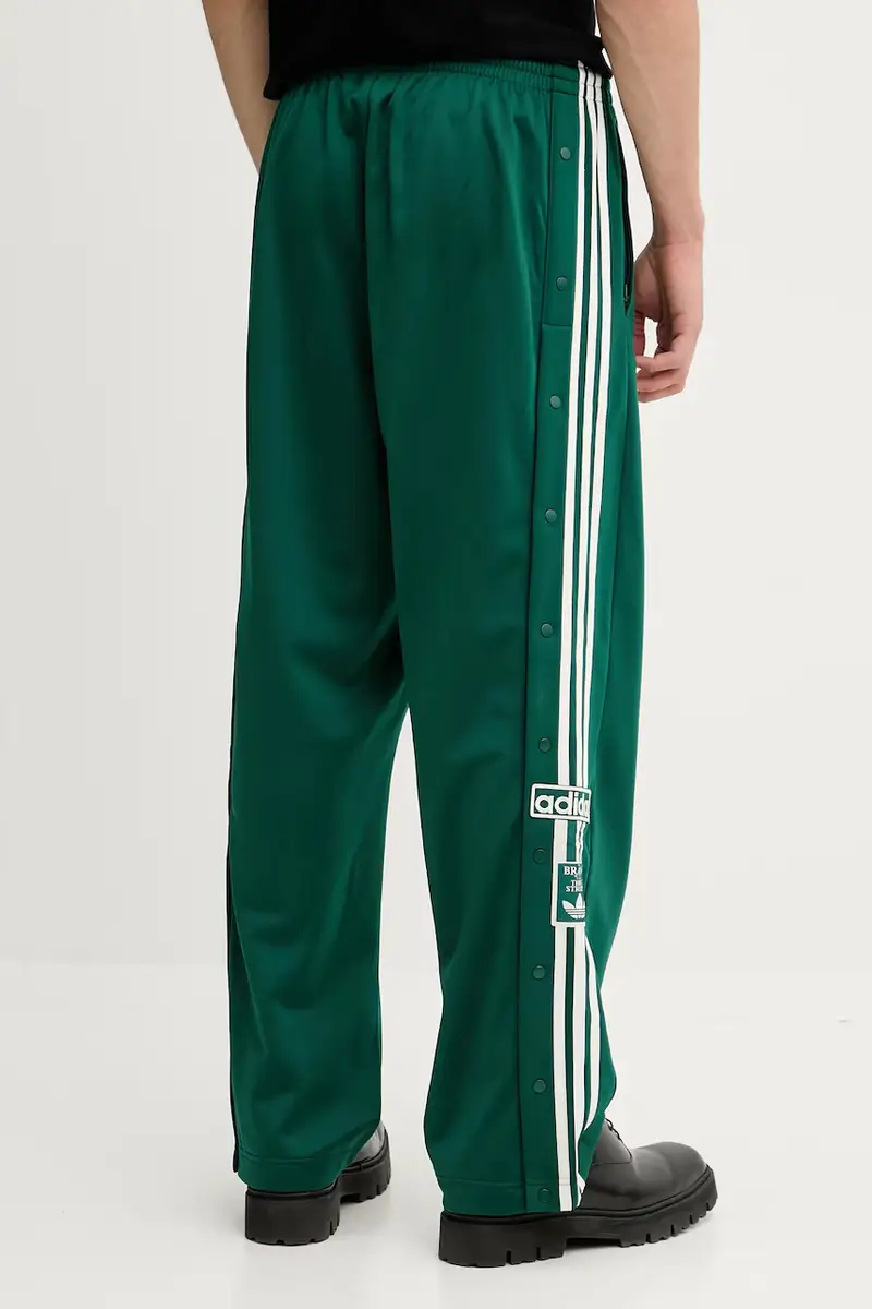 pantaloni tuta Adibreak uomo colore verde con applicazione KD6659 miniatura 3