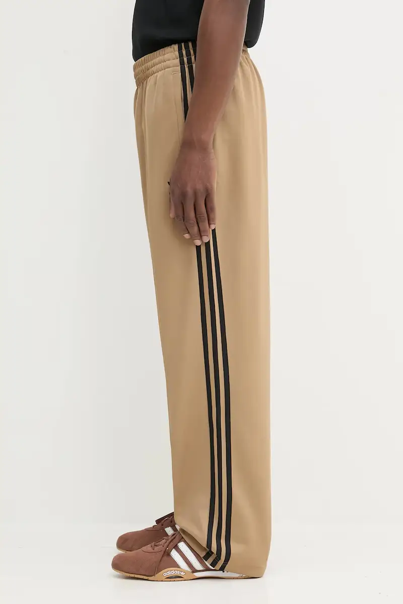 pantaloni tuta Baggy TP uomo colore marrone con applicazione JY1419 miniatura 2