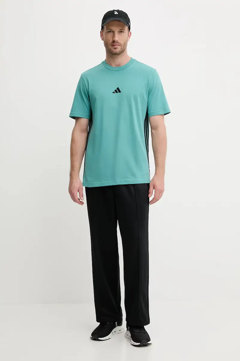 pantaloni tuta Baggy TP uomo colore nero JY1417 miniatura 2