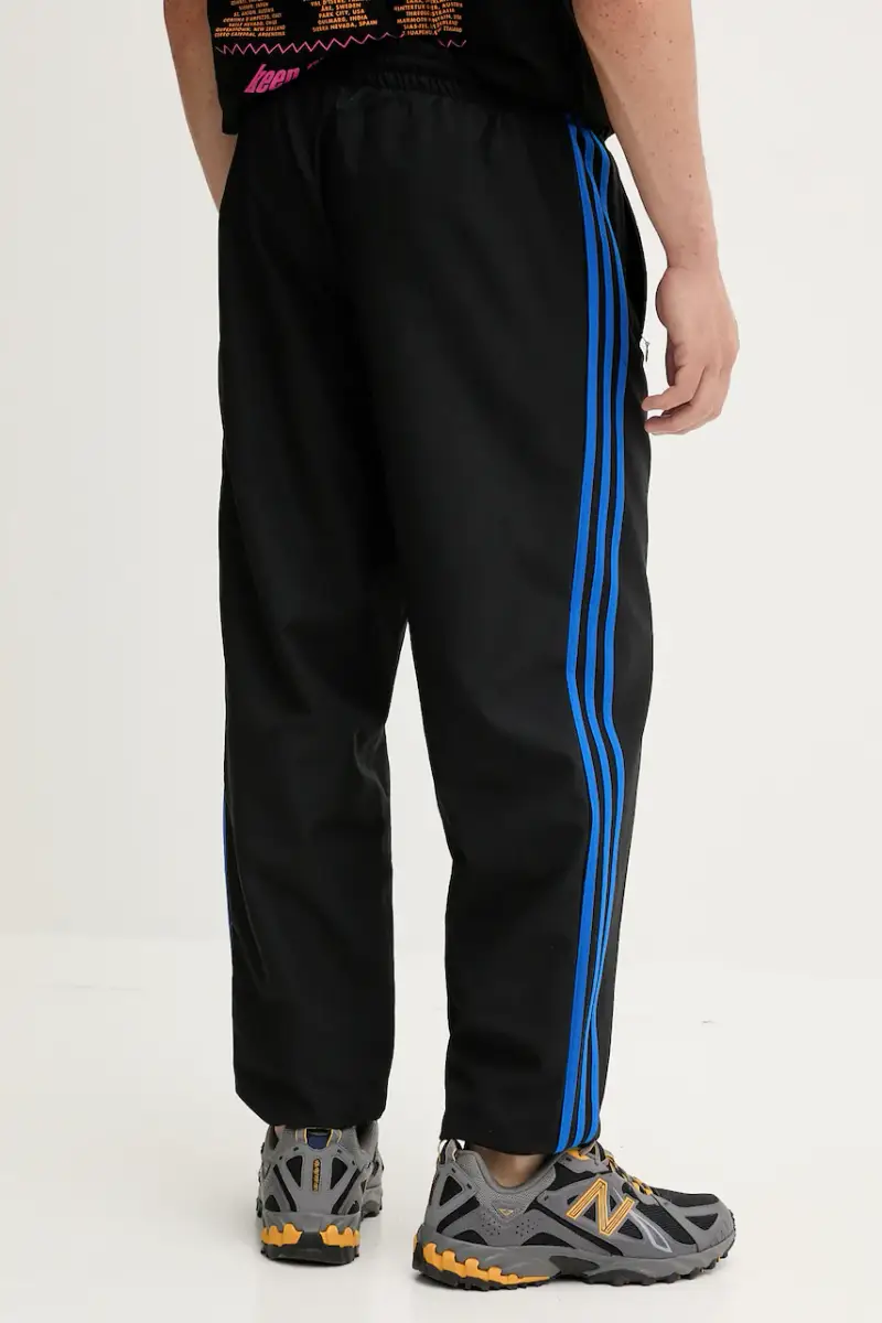 pantaloni tuta Brushed WVN uomo colore nero con applicazione JX3078 miniatura 3