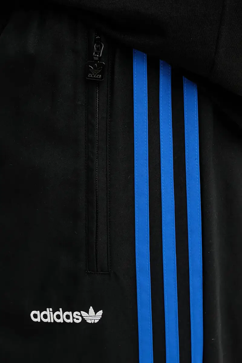 pantaloni tuta Brushed WVN uomo colore nero con applicazione JX3078 miniatura 4