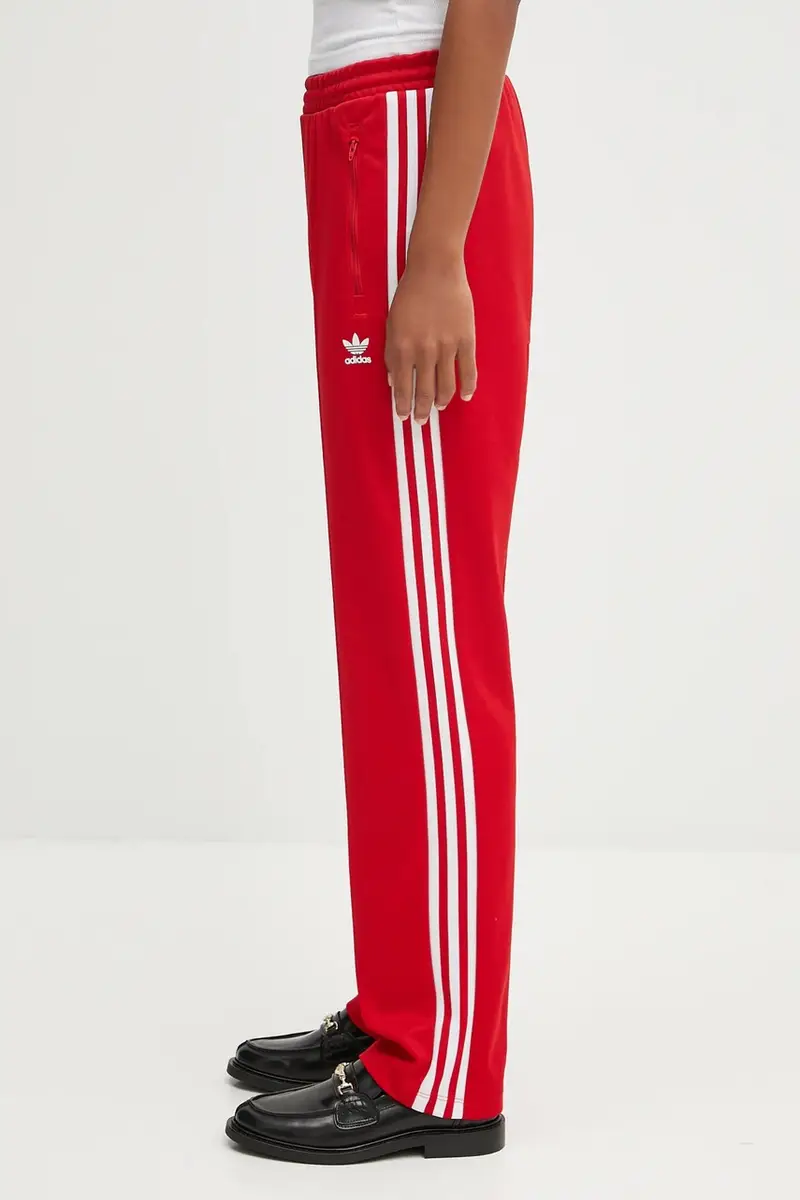 pantaloni tuta Classic Tp donna colore rosso con applicazione JV7392