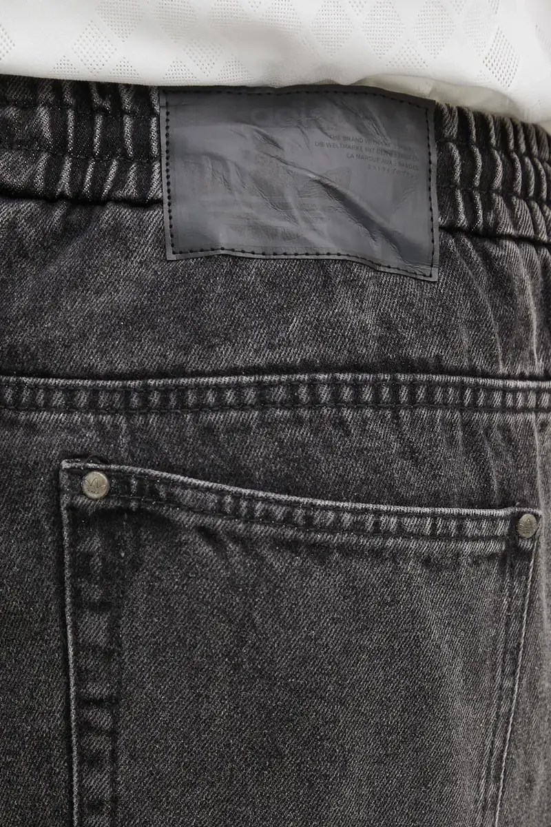 pantaloni tuta di cotone Adilenium Denim uomo colore nero KF8543 miniatura 4