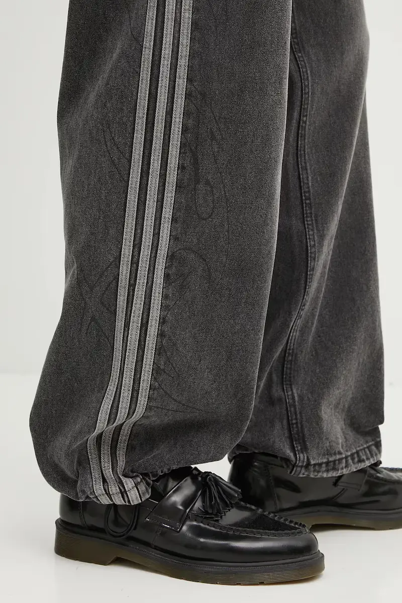 pantaloni tuta di cotone Adilenium Denim uomo colore nero KF8543 miniatura 5