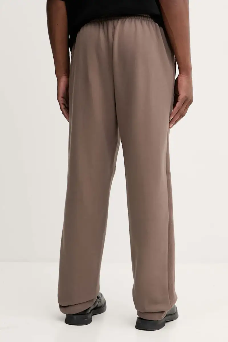 pantaloni tuta di cotone Ess Wide Pt uomo colore marrone JW1046 miniatura 3