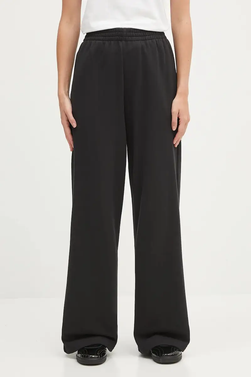 pantaloni tuta di cotone Essentials donna colore nero JW2812