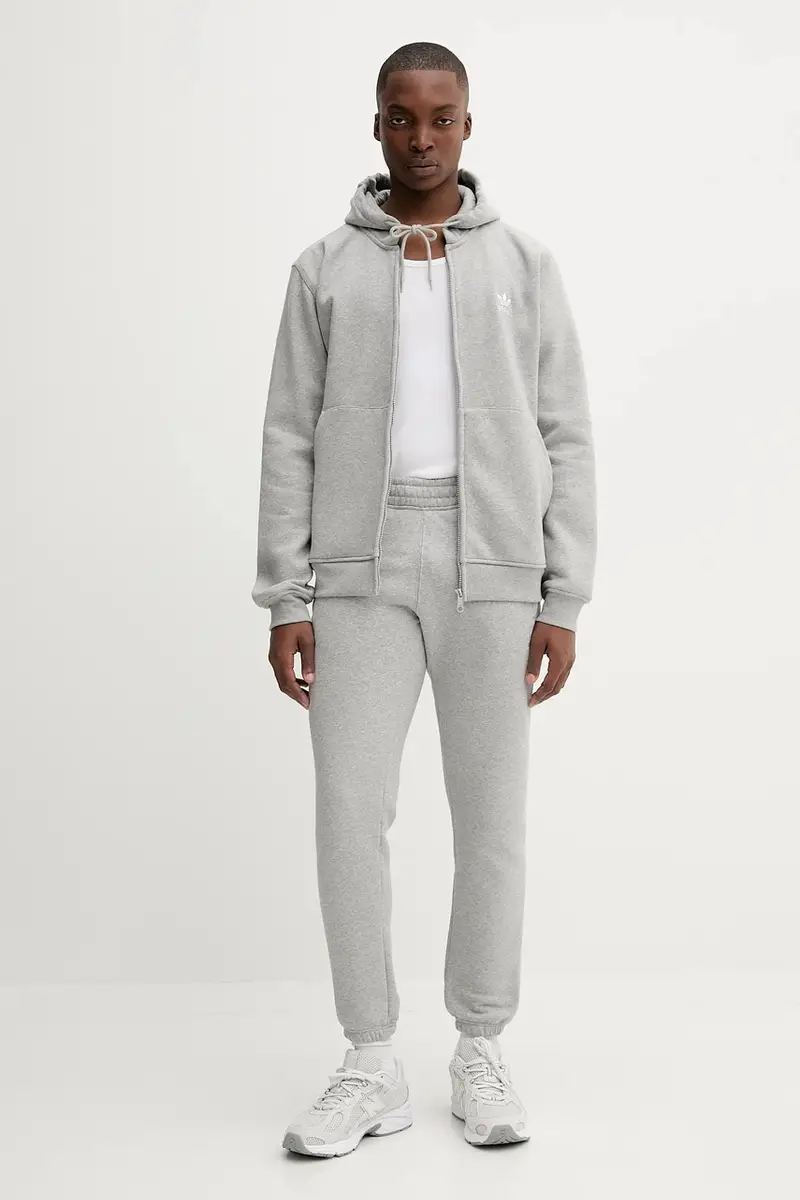 pantaloni tuta Essentials uomo colore grigio JY6194 miniatura 2