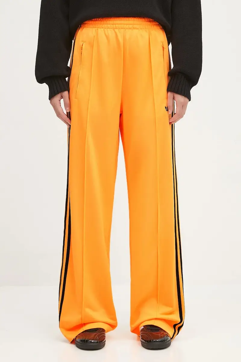 pantaloni tuta Firebird donna colore arancione con applicazione JY2694