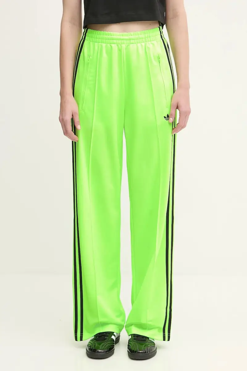 pantaloni tuta Firebird donna colore verde con applicazione JW1228