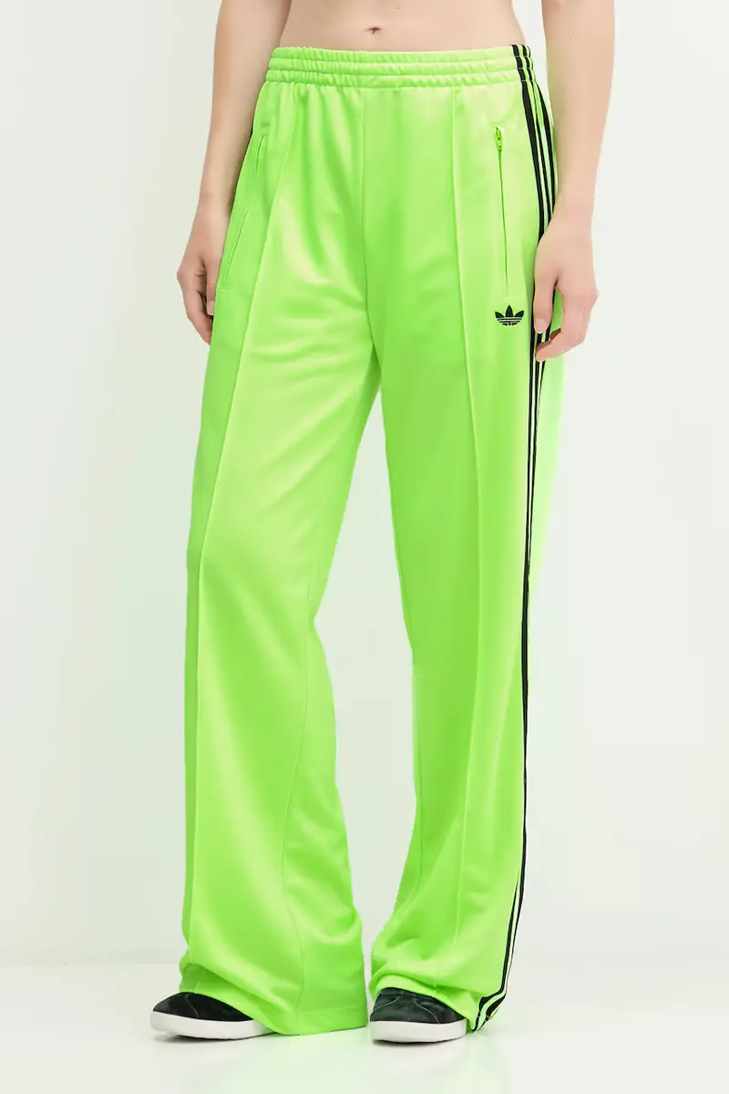 pantaloni tuta Firebird donna colore verde con applicazione JW1228