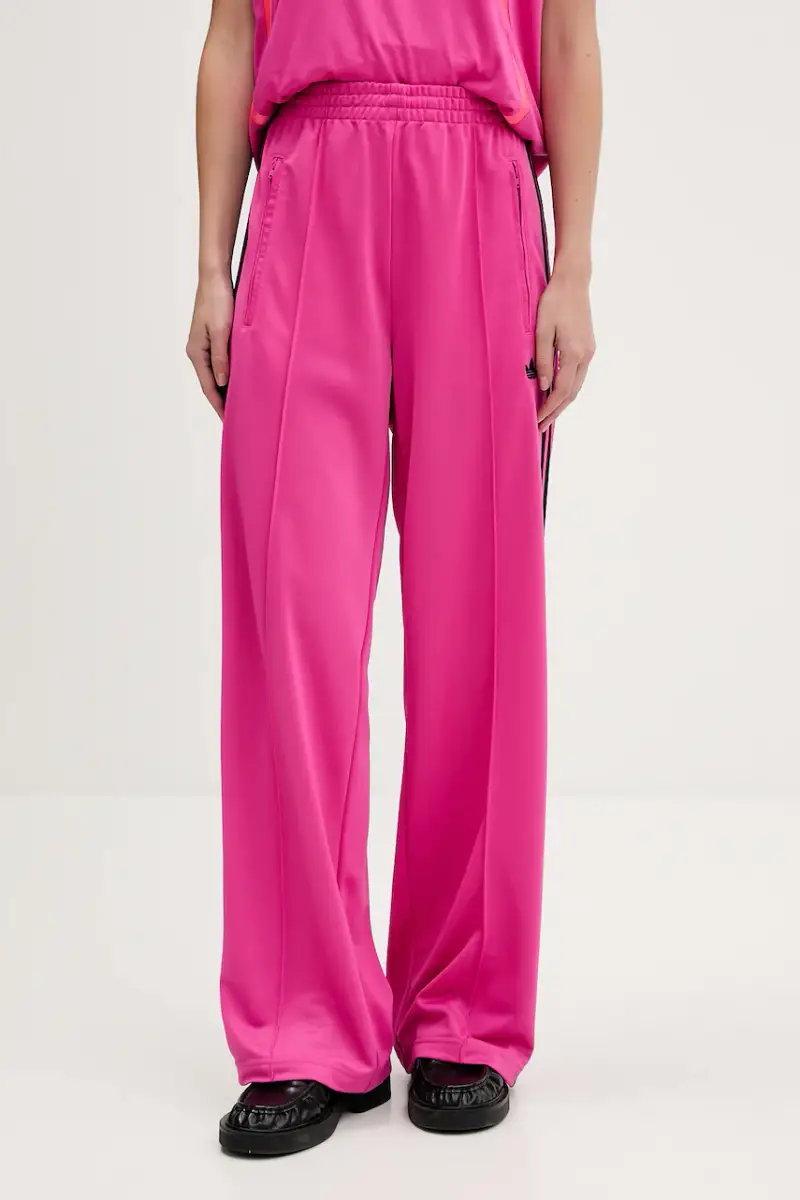 pantaloni tuta Firebird Tp donna colore rosa con applicazione JY2696