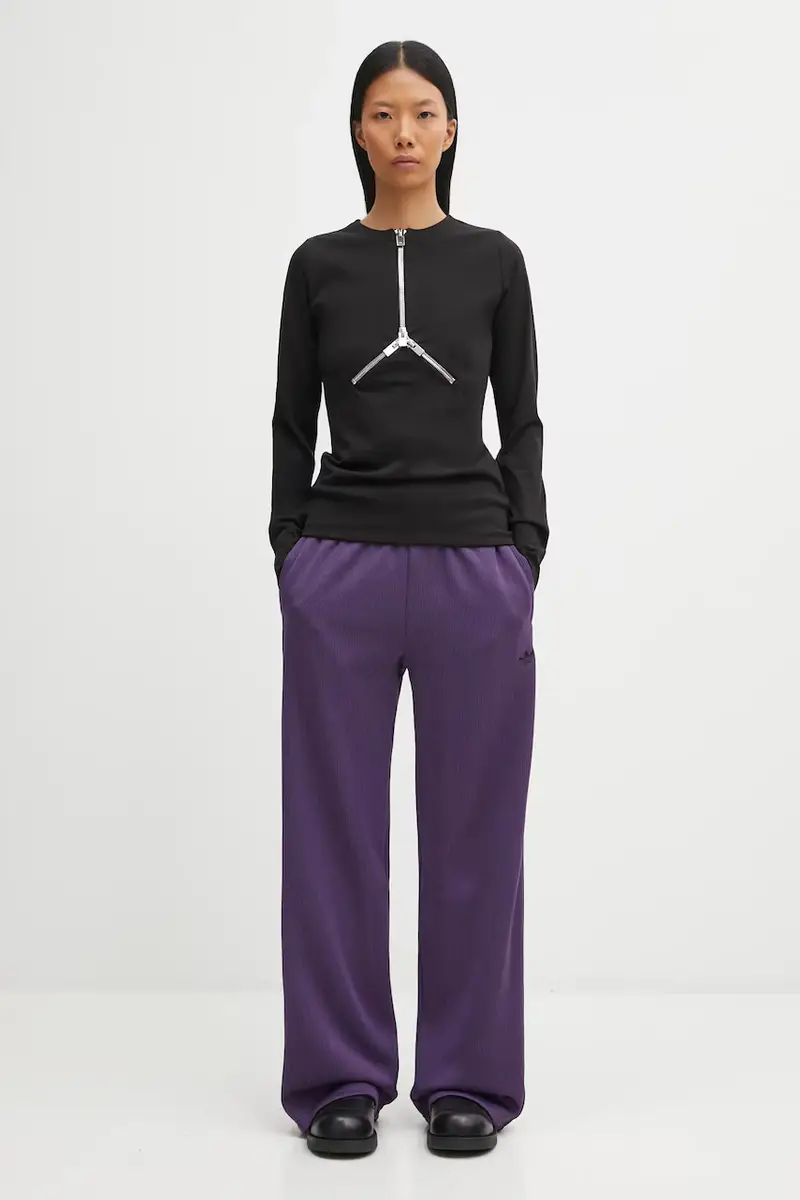 pantaloni tuta Firebird Tp donna colore violetto con applicazione JV7523 miniatura 4